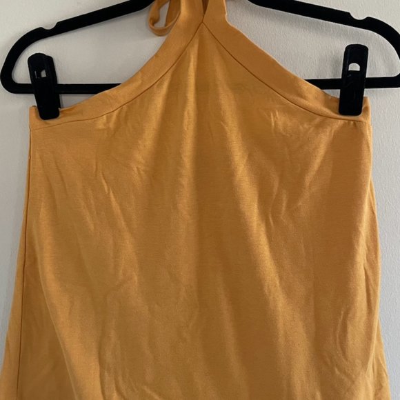 Yellow Backless Halter Top - Picture 5 of 6
